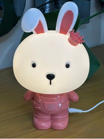 Resim Prozen TAVŞAN Dekoratif 3 Kademe Led Işıklı Çocuk Masa Gece Lambası 