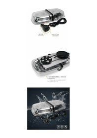 Resim 7 Fonksiyonlu Tepe Lamba Çakarlı Vantuz Ve Mıknatıslı 12-30v Kırm 