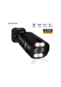 Resim Ultra Hd 4k 8mp Cctv Poe Ip Kamera Güvenlik Sokak Açık Kapalı Onvif Çift Işık 8mm 4mp Double Light Poe 