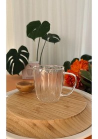 Resim Luca Mia Doğa Kulplu Cam Bardak 6 Adet 20.0023 