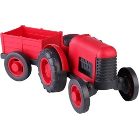 Resim Lc - Römorklu Sürtmeli Plastik Traktör LC-30878 