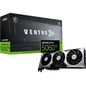 Resim Msı Geforce Rtx 5060TI 16G Ventus 3x Oc Gddr7 128BIT DX12 Dlss 4 Gaming (Oyuncu) Ekran Kartı 
