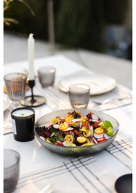Resim Rakle Splendid Cam 2'li Salata Kasesi Seti Füme 25 Cm - 30 Cm Renkli 