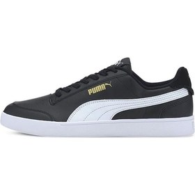 Resim Puma 309668 Shuffle Siyah-Beyaz Spor Ayakkabı 