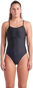 Resim Solid Swimsuit Lightdrop Back B Kadın Siyah Yüzücü Mayosu 005909500 