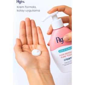 Resim Agiss Pompalı Tüy Dökücü Krem 250 ml - Hassas Ciltler İçin Nazik Temizlik, Pürüzsüz ve Yumuşak Dokunuş 