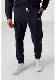 Resim Tommy Life Lacivert Pamuklu Kalın Yumuşak Dokulu Comfort Fit Nakışlı Erkek Eşofman Takım - 85255 Lacivert 