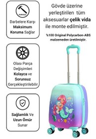 Resim Louisiana Polo 0249 Polikarbon Deniz Kızı Çocuk Valizi 