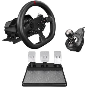 Resim Rampage Drıvers+ Ps4/pc/xbox One/xbox Series S/x Yaylı 3 Pedal -el Vitesi Gaming Oyun Direksiyonu 