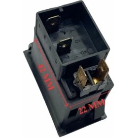 Resim ENG DİFERANSİYEL KİLİTLEME ANAHTARI YM DAR TİP (2 FİŞ TEK DEVRE) BMC FATİH-FORKLİFT-İŞ MAKİNASI 