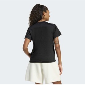 Resim Adidas Soft Lux Kadın Siyah Antrenman T-shirt Kc8089 