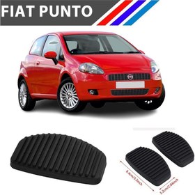 Resim Fiat Punto Fren Debriyaj Pedal Lastiği 2 Adetli Set 