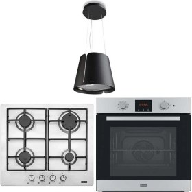 Resim Franke Siyah-Inox Ankastre Set (Faber Beat Bk - Fhnl 604 xs - Fsl 86 H xs) 