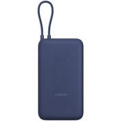 Resim Xiaomi 33W 20.000Mah Mavi Powerbank USB ve USB-C Portu ve USB-C Entegre Kablo BHR8851GL 