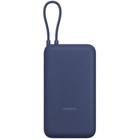 Resim Xiaomi 33W 20.000Mah Mavi Powerbank USB ve USB-C Portu ve USB-C Entegre Kablo BHR8851GL 