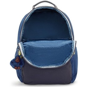 Resim Kıplıng Seoul Lap Büyük Boy Sırt Çantası Mavi Fantasy Blue Bl 