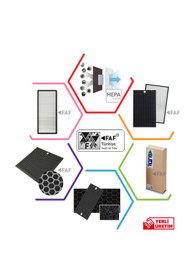 Resim FAF FİLTRE Beko Atp 35500 Hava Temizleyici Uyumlu Hepa Karbon Birleşik Filtre 