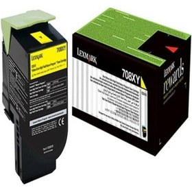 Resim Lexmark Cs510 - 70C8Xy0 Yüksek Kapasite Sarı Toner 