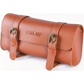 Resim Dashanshop Vintage Ayarlanabilir Bisiklet Ve Elektrikli Scooter Asma Çantası Brown E Label Kahverengi E Etiketi 