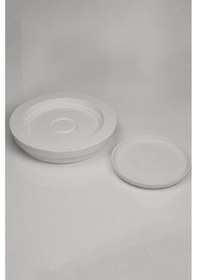 Resim Dik Kenarlı Tabak Alçı Kalıp - 28 Cm 