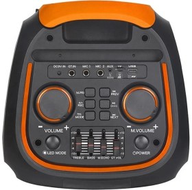Resim Ndr 1095 Taşınabilir Bluetooth Parti Hoparlörü 8 Inc*2 Subwoofer Powerfull Bassbost 