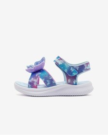 Resim Skechers Jumpsters Sandal Büyük Kız Çocuk Mavi Işıklı Sandalet 303109l Blmt Mavi 