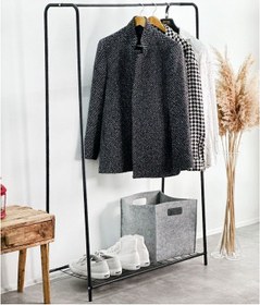 Resim Konfeksiyon Askısı Metal Ayaklı Askılık 5046 