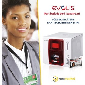 Resim EVOLİS ZENİUS PLASTİK KART YAZICI (tek yüz baskı) 