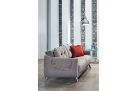 Resim Sandalie Olivya Üçlü Salon&oturma Odası Kanepe - Gri 