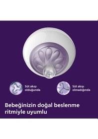 Resim Doğal Tepkili 2'li Biberon Emziği, 4 Numara, Scy964/02 