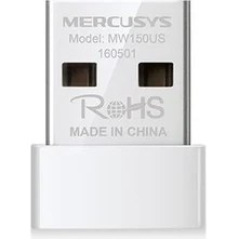 Resim Sylar Tp Mercusys MW150US 150MBPS Kablosuz USB Adaptör (3yıl Üretici Garantili) 