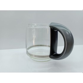 Resim Karaca Uyumlu Çay Makinesi Kapaksız Cam Demlik Antrasit 