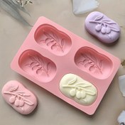 Resim DIY El Yapımı Banyo ve SPA Sabunları için 1 Paket Yaprak Desenli Silikon Sabun Kalıbı - Kabartmalı Yaprak Tasarımlı Pembe El Sanatları Aracı, Evde Sabun Yapımı İçin Mükemmel, DIY Sabun Yapımı | Yaprak Desenli Kalıp | Kolay Çıkarma Silikonu, Sabun Yapım Malzemeleri 
