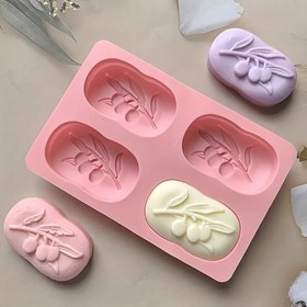 Resim DIY El Yapımı Banyo ve SPA Sabunları için 1 Paket Yaprak Desenli Silikon Sabun Kalıbı - Kabartmalı Yaprak Tasarımlı Pembe El Sanatları Aracı, Evde Sabun Yapımı İçin Mükemmel, DIY Sabun Yapımı | Yaprak Desenli Kalıp | Kolay Çıkarma Silikonu, Sabun Yapım Malzemeleri 