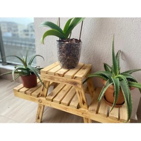 Resim Aksöz Tasarım Ahşap Dekoratif Saksılık 