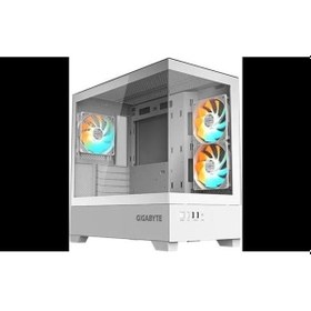 Resim Gıgabyte Gb-c201pı Panoramık Gamıng Mıd-tower Pc Kasası Beyaz 360mm Sıvı Soğutucu Desteği 