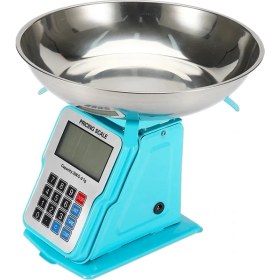 Resim HERŞEYBURDAMODA 30KG 1g Dijital Kefeli Terazi Pilli Adaptörlü Elektronik Tartı, Paslanmaz Çelik Tepsili Tutar He 