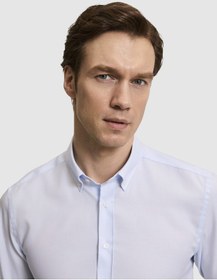 Resim Cacharel Erkek Açık Mavi Gömlek Basic 50325041-vr003 Denim 