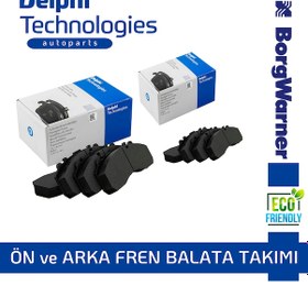 Resim Astra K 16 Jant 2015-2020 Delphi Ön ve Arka Fren Balata Takımı 