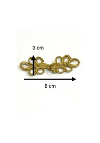 Resim Örgü Düğme / Japon & Çin Düğmesi / Küçük Boy Örgü Düğme /a1 / - Gold 
