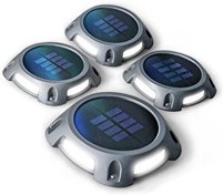 Resim Home Zone Security Solar Güverte Işıkları Hava Koşullarına Dayanıklı 4 Adet 