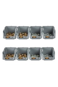 Resim Genel Markalar Plastik Avadanlık Parça Kutusu 9 Parça Gri 152x245x122 Mm 