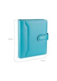 Resim Organizer Ajanda Tarihsiz Çizgili 17x22 CM - Turkuaz 