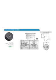 Resim Kpı-G2610 Devreli Buzzer 22Mm - 12V 10Ma - 85Db 