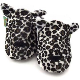 Resim Funky Feet 6-12ay Beden, 12,5cm Topuktan Parmak Ucuna, Leopard Hakiki Süet Bebek Patik 