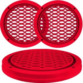 Resim Renkli Hoparlör Kapak 60cm Led Takılabilir 2 Adet 
