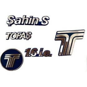 Resim Genel Markalar Tofaş Şahin S Panjur Ve Bagaj Arma Yazı 5 Parça 