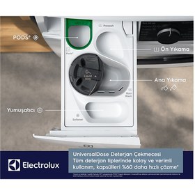 Resim Electrolux EW7F4404UT 700 Serisi SteamCare A Enerji Sınıfı 11 kg 1400 Devir UniversalDose Çamaşır Ma 