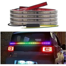 Resim Sones S20-200cm 200 Cm Dc12v-24v Araba Arka Led Rgb Gündüz Farları Şerit Renkli Lamba 