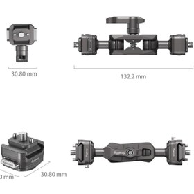 Resim SmallRig 4488 HawkLock H21 Hızlı Çıkarma Sihirli Kol ve Bilyalı Başlık 